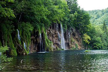 Landscape, Nature, Rivers, Trees, Waterfalls, Rocks HD wallpaper