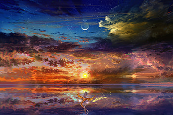 Dance To Sun, artist, artwork, digital-art, deviantart HD wallpaper