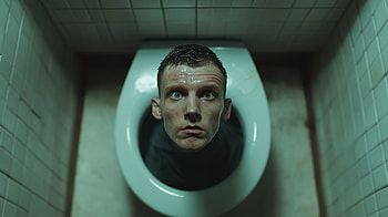 : Skibidi Toilet Surrealism, skibidi toilet, toilet, surreal, portrait, bathroom HD wallpaper