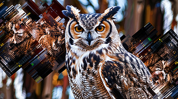 Majestic Great Horned Owl - Ultra, great horned owl, bird, owl, Wildlife, nature HD wallpaper