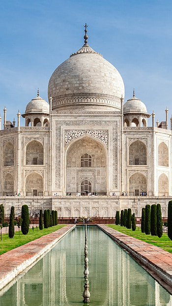 Taj Mahal full-screen, Captivating experience, Timeless beauty HD phone wallpaper