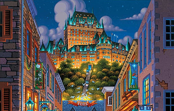 Quebec ~ Holiday, dowdle, holiday, art, quebec, people HD wallpaper