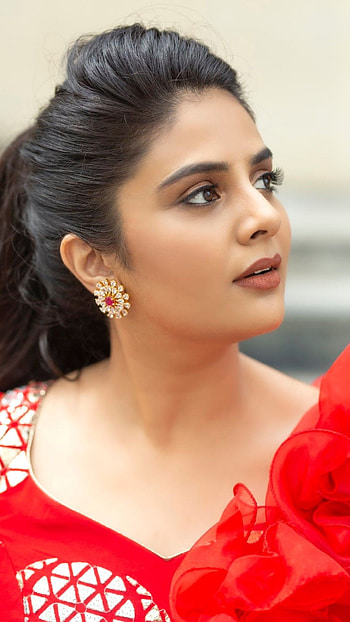 Sreemukhi, telugu actress, model HD phone wallpaper