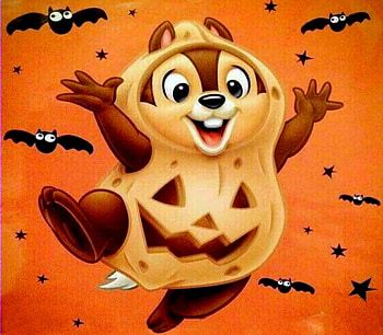 Chip And Dale Halloween Peanut Costume, Costume, Bats, Orange, Dale, Halloween, Peanut, Chip HD wallpaper