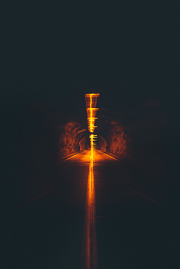 Dark, Shine, Light, Tunnel, Underground HD phone wallpaper