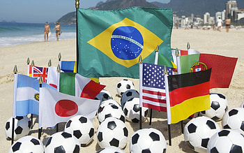Sports, Football, Beach, 2014, Balls, Brazil, Fans, Fifa, World Cup HD wallpaper