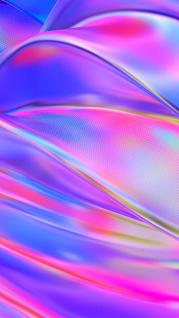 Realme, Pink And Blue, Waves HD phone wallpaper