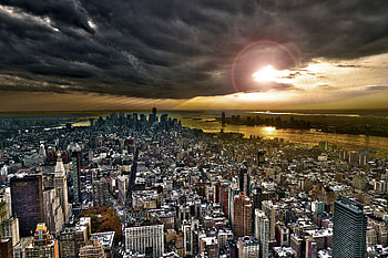 Cities, Sky, Clouds, City, Building, Skyscrapers, New York HD wallpaper