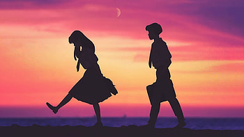Those After Walks, love, couple, artist, artwork, digital-art HD wallpaper