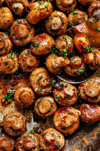 Garlic mushrooms, Flavourful dish, Quick recipe, Easy cooking HD phone wallpaper