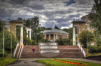 Park, russia, r, , ukhta HD wallpaper
