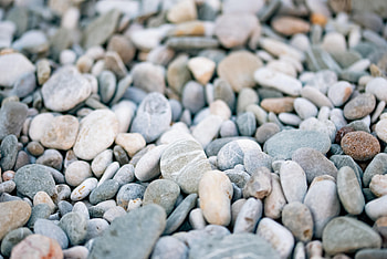 Stones, Pebble, Beach, Macro, Grey HD wallpaper