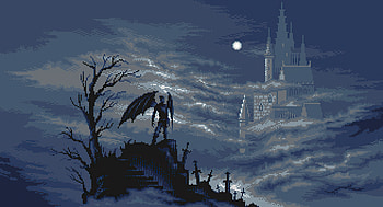 Nights Heart 8 Bit , 8-bit, artist, artwork, digital-art, deviantart HD wallpaper