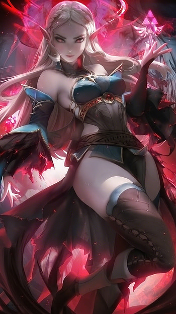 Anime elves , Zoey Cunningham, Cute fantasy art, Enchanting HD phone wallpaper