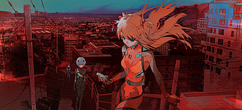 EVANGELION, Rei Ayanami, Asuka Langley Sohryu, Shinji Ikari, Neon Genesis Evangelion, Anime, Evangelion: 3.0+1.0 Thrice Upon a Time HD wallpaper