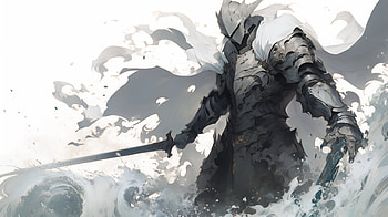 Epic Fantasy Knight, fantasy, fantasy knight, warrior, armor, sword, fantasy warrior HD wallpaper
