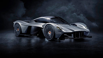 Aston Martin Valkyrie, Carbon Black edition, sports car HD wallpaper