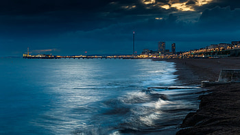 Brighton England, Brighton, England, Nature, beach HD wallpaper