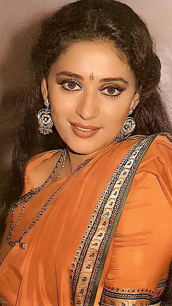Madhuri Dixit, bollywood actress, vintage HD phone wallpaper