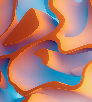 Moto edge, orange, electric blue HD phone wallpaper