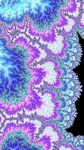 Fractal Art Trippy Psychedelic Background for Smart, blue, purple, colors, psychedelic, trippy, Abstract, fractal, abstract blue, abstract purple HD phone wallpaper
