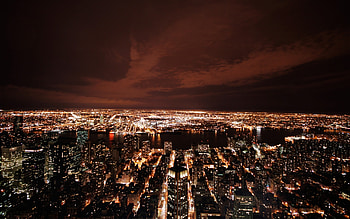 Landscape, Cities, Night HD wallpaper
