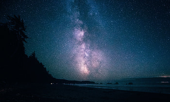 Universe, Night, Shine, Starry Sky, Brilliance HD wallpaper