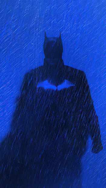 The Batman Blue, , , joker, robertpattinson, thebatman, dc HD phone wallpaper