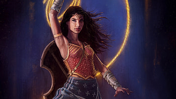 Diana Of Themyscira Wonder Woman, wonder-woman, superheroes, artist, artwork, deviantart, digital-art HD wallpaper