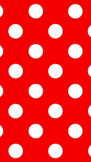 Polka Dot, Red and white theme, Classic and timeless, Elegant simplicity HD phone wallpaper