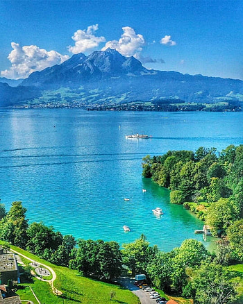 Switzerland lake, cloud, sky HD phone wallpaper