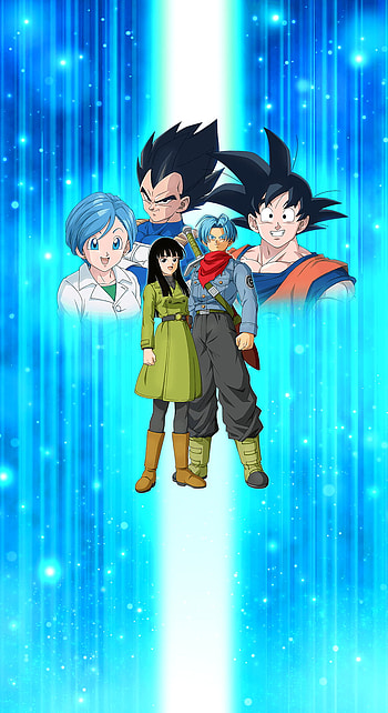 Dynamic Dragon Ball Z Featuring Trunks, Mai, and Bulma, video game, Dragon Ball Z Dokkan Battle, Trunks (Dragon Ball), Bulma (Dragon Ball) HD phone wallpaper