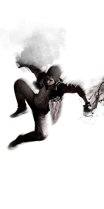 Delsin Roaming in the Air Holding Chain, video game HD phone wallpaper