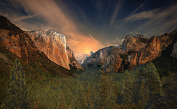 Gorgeous Yosemite Valley El Captain , yosemite, nature, mountains HD wallpaper