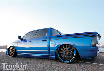Blue Ram, blue, dodge, 4 doors, truck HD wallpaper