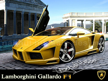 LAMBOURGHINI GALLARDO F1, lambourghini, supercar HD wallpaper
