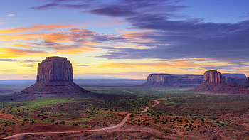 Monument Valley national park, Arizona's sandstone, United States landscapes, Facebook cover HD wallpaper