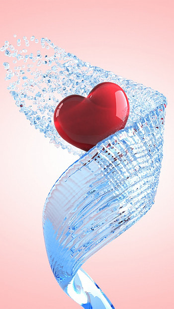 Beautiful Heart, Beautiful Heart Background HD phone wallpaper