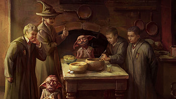 Concept Art: The Kitchens, Hogwarts Castle, video game, Hogwarts Legacy HD wallpaper