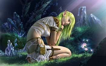 Elf Warrior, sexy, fantasy, women, beautiful, cgi HD wallpaper