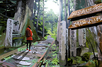 Art, Lonely, Alone, Traveler, Traveller HD wallpaper