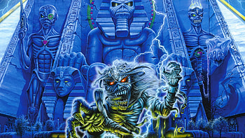 iron maiden, undead, egypt HD wallpaper