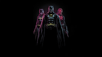 The Flash Featuring Batman And Supergirl , the-flash-movie, the-flash, superheroes, artwork, artist, digital-art, flash, batman, supergirl, 2023-movies, movies, dark, black, oled HD wallpaper