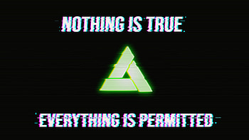 Nothing is true Everything is permitted HD wallpaper