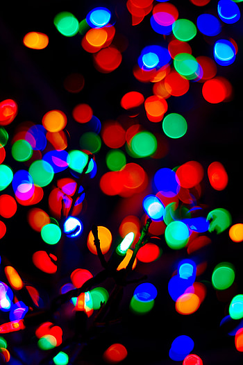 Abstract, Glare, Shine, Light, Multicolored, Motley, Bokeh, Boquet HD phone wallpaper