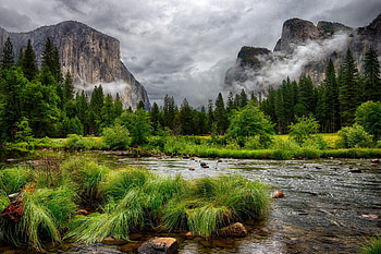 Yosemite National Park, Rivers HD wallpaper