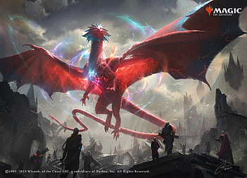 MTG: Niv-Mizzet, Supreme, dragon, man made, Magic: The Gathering HD wallpaper