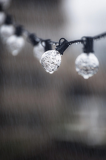 Drops, Miscellanea, Miscellaneous, Garland, Light Bulb HD phone wallpaper