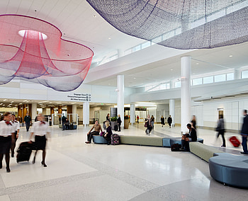 San Francisco International Airport, Terminal two, Boarding area D, Remodeling project HD wallpaper