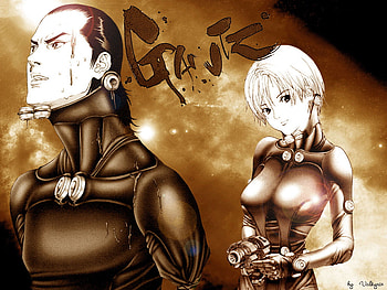 Katou & Kishimoto, kishimoto kei, katou masaru, gantz, anime HD wallpaper